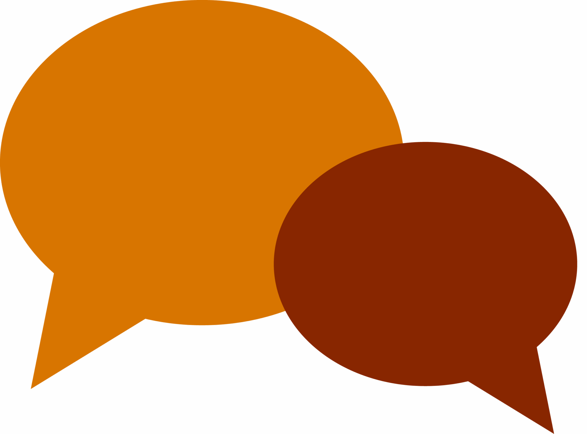 message bubbles